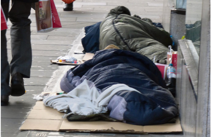 Homeless-street