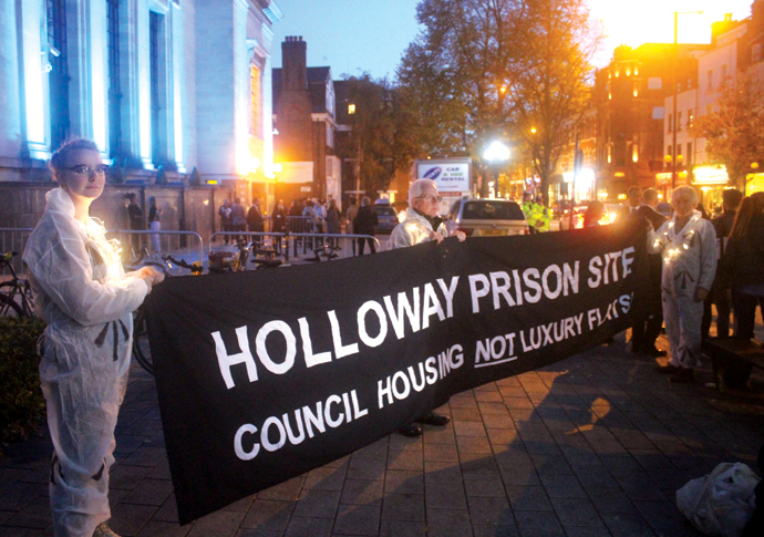 Holloway Prison site homes: Mayor of London under fire Peoples Question Time demo