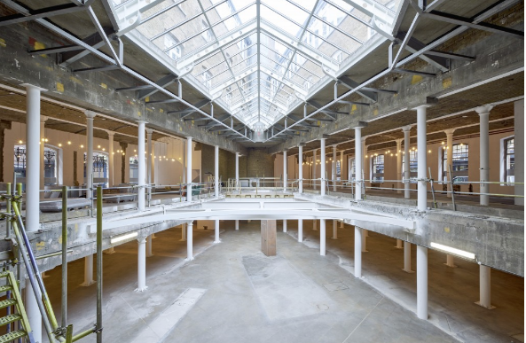 Just off Seven Dials: the former warehouse