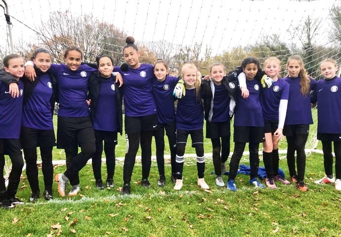 Lucky 13 as cup girls go through Camden Youth FC U13s