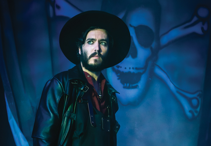 Alexander Vlahos in Peter Pan at Park Theatre. Photo by Chris Gardner 2