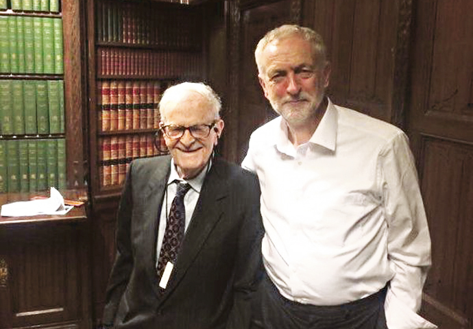 Harry Leslie Smith and Jeremy Corbyn