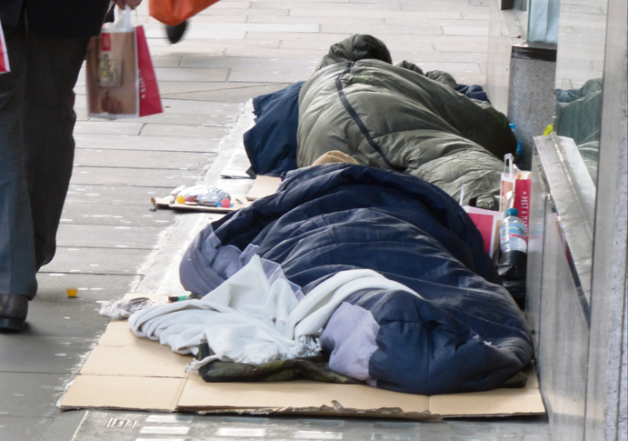 We have a choice how we react to people who are sleeping rough Rough-sleepers
