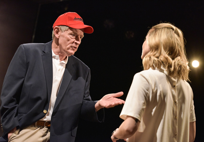 Michael Simkins and Yolanda Kettle in Eden Photo credit Robert Day