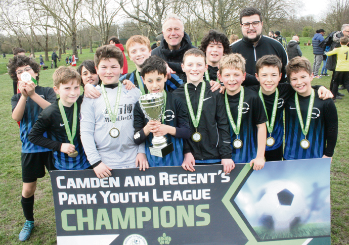 Goals galore on a dramatic day of cup finals and league title deciders TheHill-U11s-CupWinners