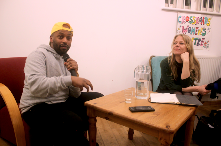 Majid Majid with Sian Berry