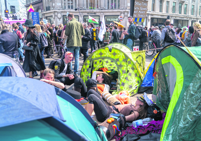 Extinction Rebellion message signals a shift in thinking Oxford Circus