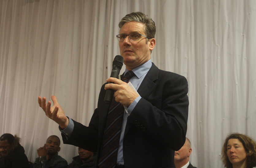 keir starmer calvin bungisa