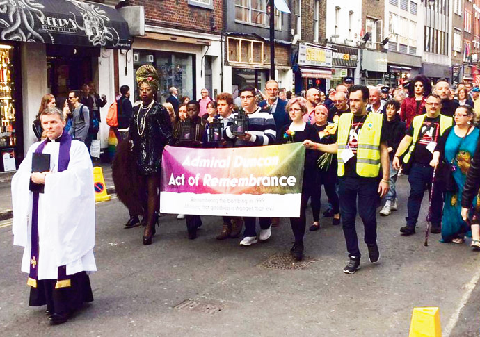Admiral Duncan survivors mark 20 years since Soho pub bombing Admiral Duncan remembrance