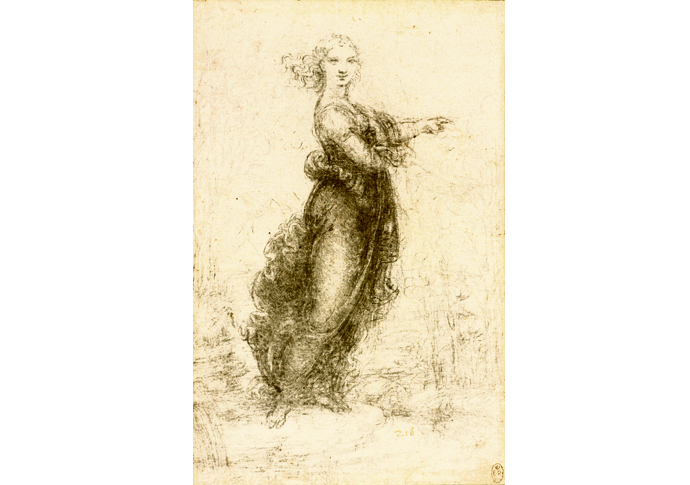 Leonardo da Vinci A Woman in a landscape