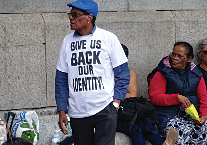 London July 20 2018 Chagos Islands Protest Trafalgar Square_David Holt