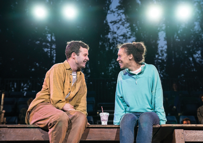 Our Town_Artur Hughes as George Gibbs and Francesca Henry as Emily Webb