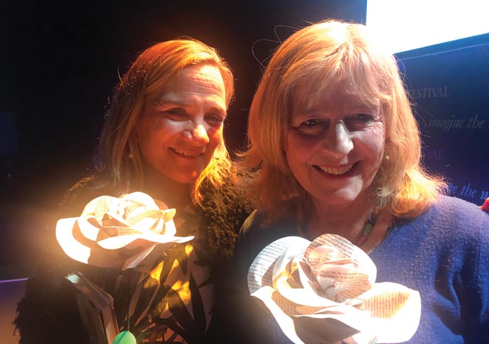Tracy Chevalier and Deborah Moggach