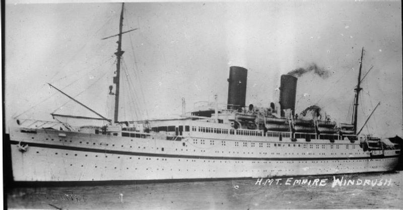 The story of the Empire Windrush HMT_Empire_Windrush_FL9448