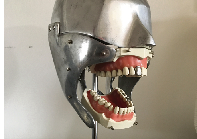 How metal skull gave Jesse a head start Jesse Hackett teeth
