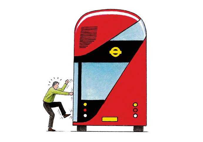 There is no alternative to the 31 John Sadler bus cartoon