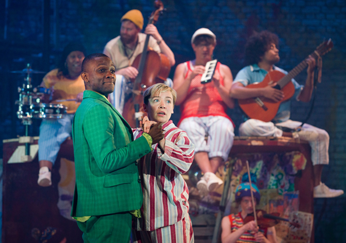 John Pfumojena and Daisy Maywood Peter Pan credit Steve Tanner