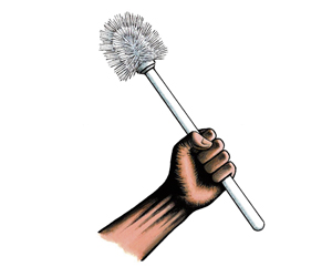 Vacant shops could house new public loos John Sadler Toilet Brush cartoon