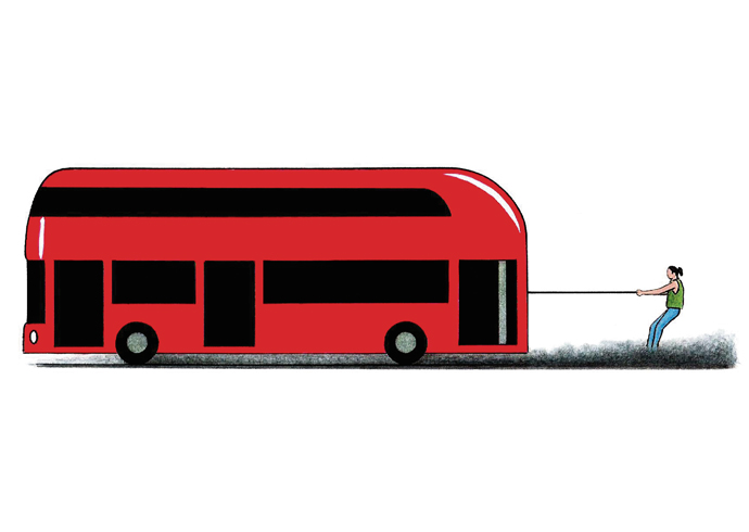 How to tackle a fare-dodger John Sadler bus cartoon