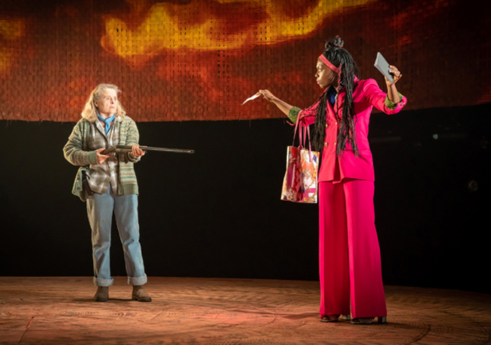 Sinead Cusack and Joan yiola in Tree Credit Marc Brenner