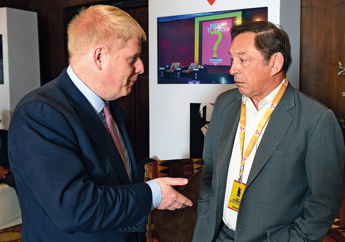 The plunder years Boris Johnson arguing with Guy Standing March 2019