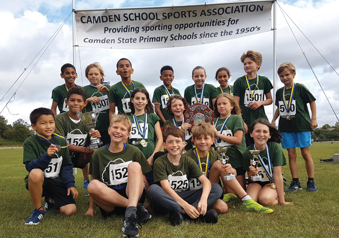 CSSA Cross Country Gospel Oak Winning Team
