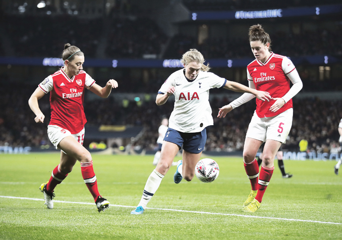 Gunners win milestone derby clash Tottenham Hotspur v Arsenal - Barclays FA Women's Super League