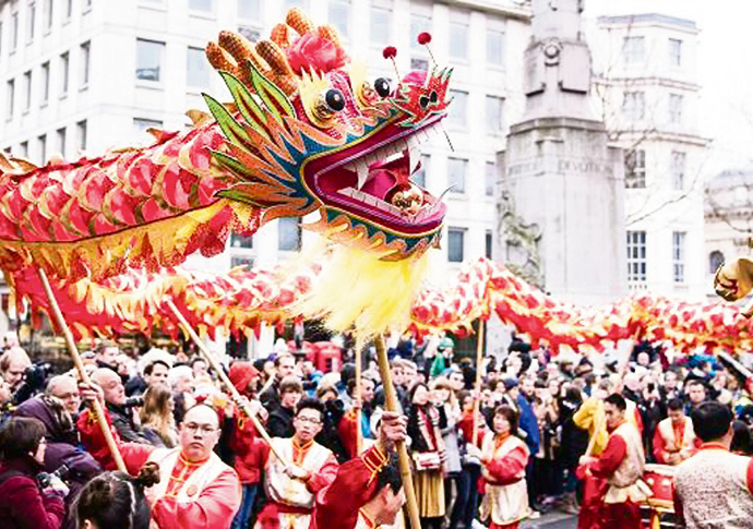 Chinese new year dragon