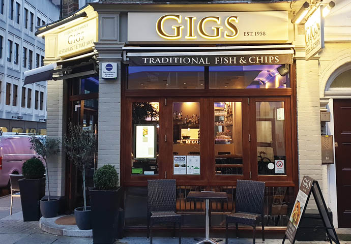 Gigs traditional Fish and Chips