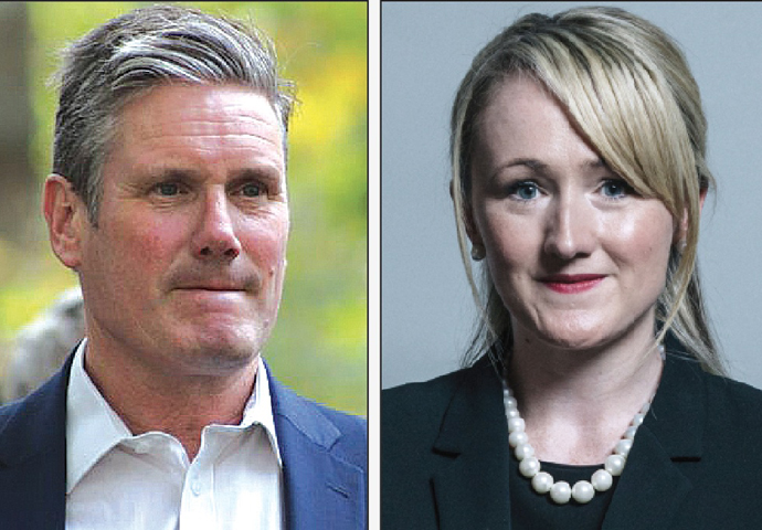 Keir Starmer and Rebecca Long-Bailey