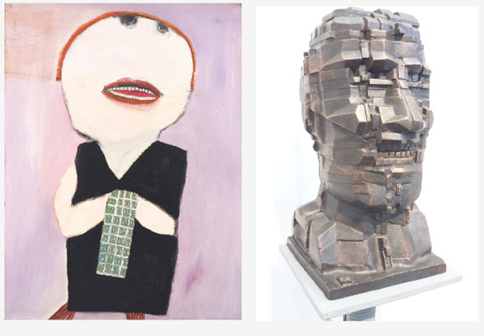 Pat Douthwaite and Eduardo Paolozzi