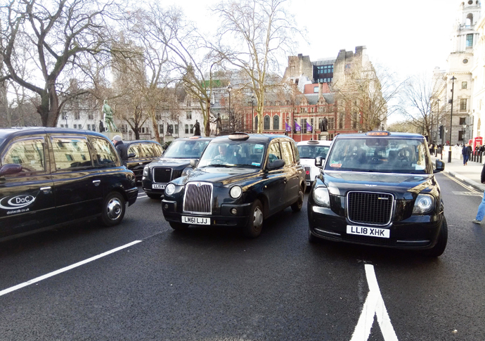 black taxis