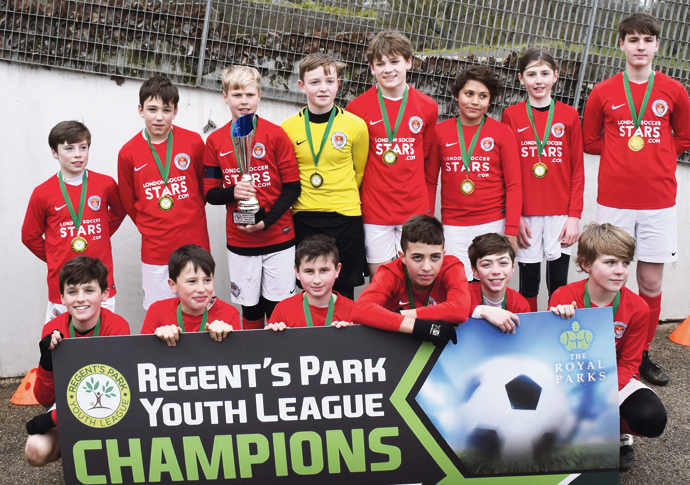 London Soccer Stars sign off with stylish cup final win U13 Blue Cup LSS Red