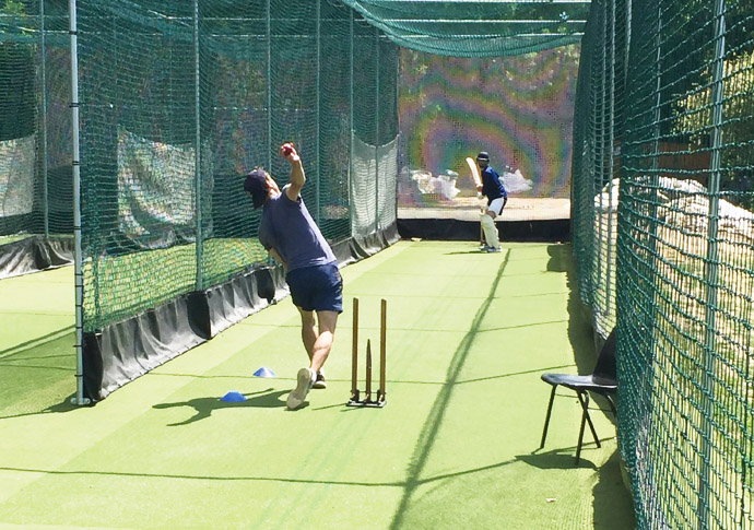 Cricketers have got catching up to do! Hampstead cricket nets IMG_0927