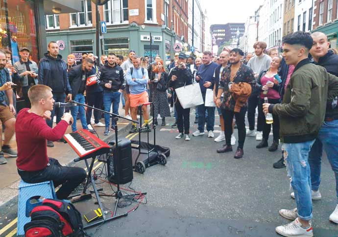 Soho musician