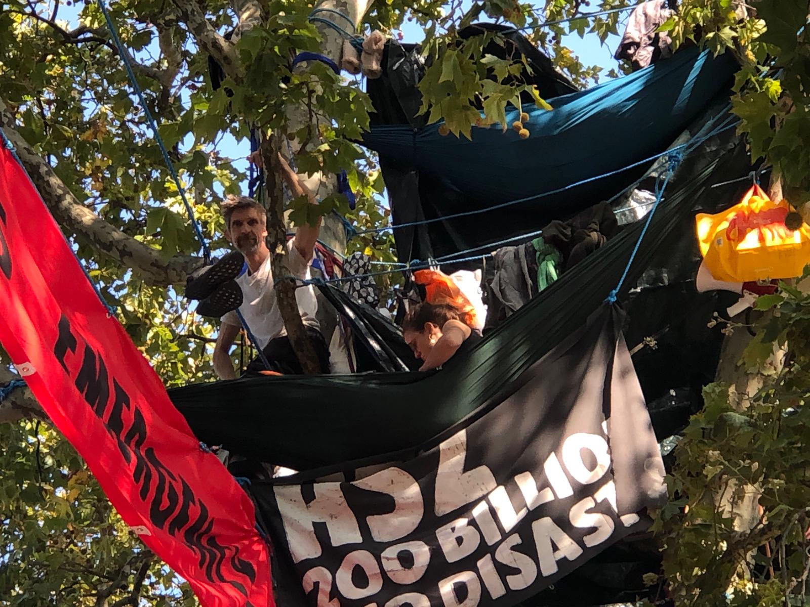 How do tree camp protesters answer the call of nature? Larch Maxey
