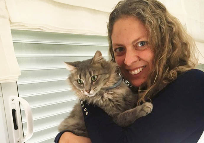 Florence-Heath-and-rescue-cat
