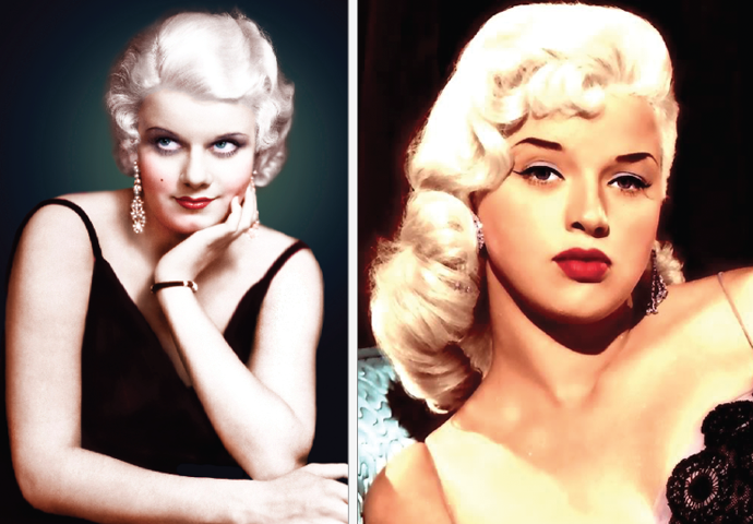 Once more unto the bleach Jean Harlow and Diana Dors