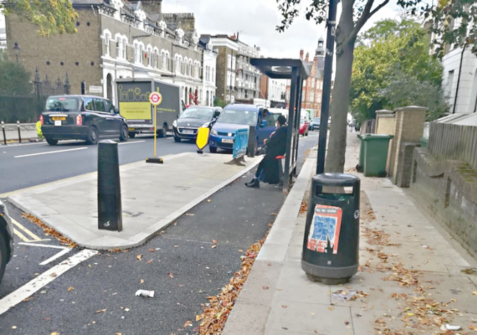 Spokes in consultation process Bus stop 2