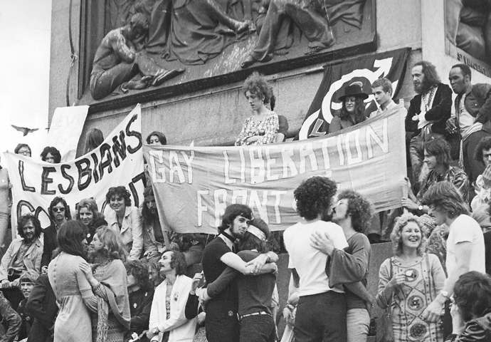Liberation, five decades on Gay Liberation Front-demo-August-1971-First-major-gay-demo-in-UK-Copy
