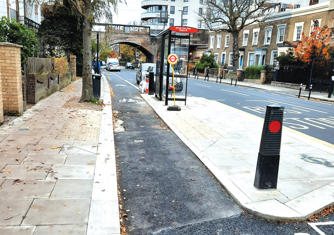Bus stop in Prince of Wales Road moved