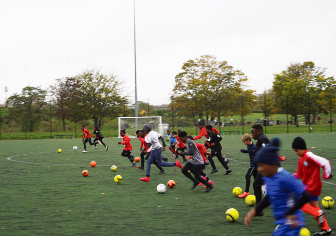 Pro Touch Football training