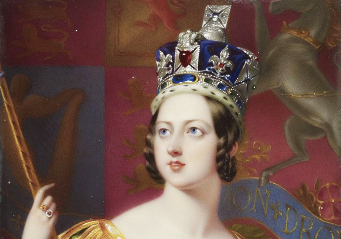 Camden’s very own Queen Vic Dronning_victoria Coronation portrait by George Hayter