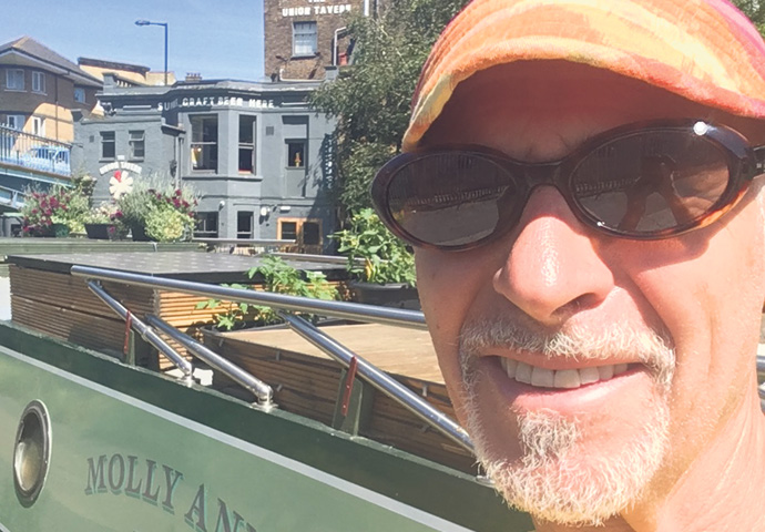 Watch out for busking with a difference! Eric Ellman, Captain, Bards on Boats