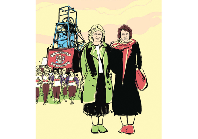 Girls from the black stuff Anne Scargill and Betty Cook
