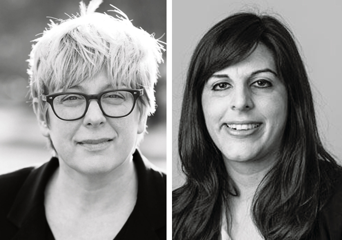 Kristin Heimark (left) and Adeela Khan