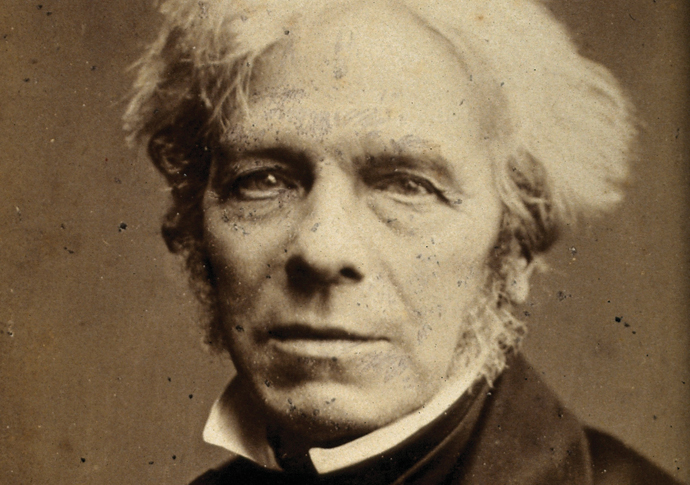 V0026346 Michael Faraday. Photograph by John Watkins.