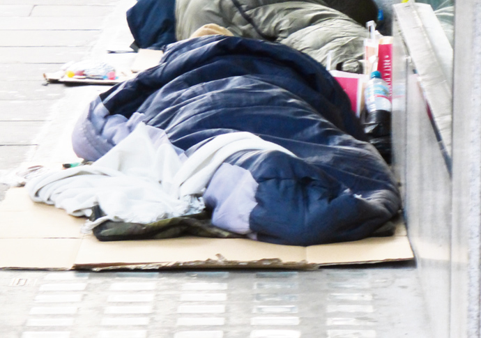 Lockdown 3: homeless to be left out in the cold homeless copy