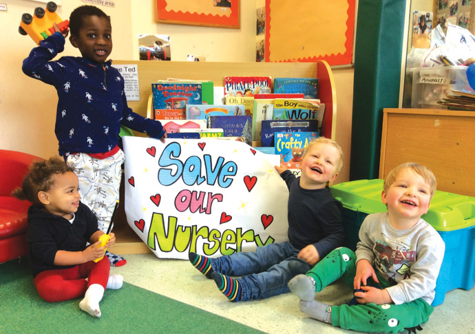 Children at nursery