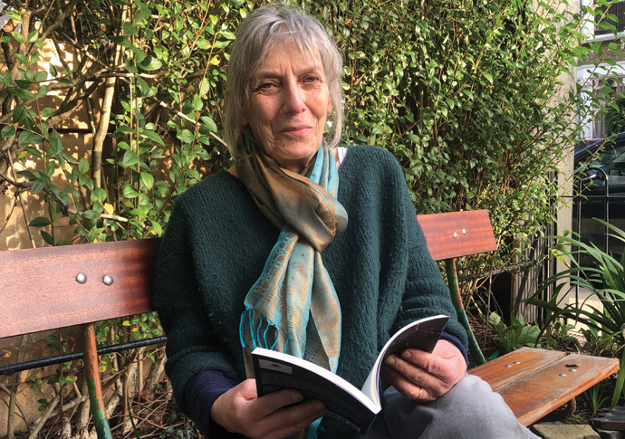 The power of poetry Jehane Markham with the poetry book 1